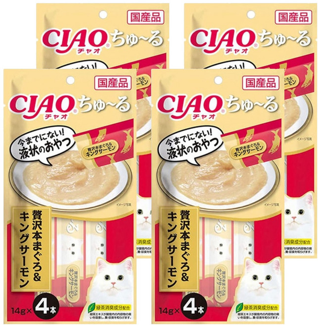 INABA CIAO 啾嚕 肉泥, 4袋