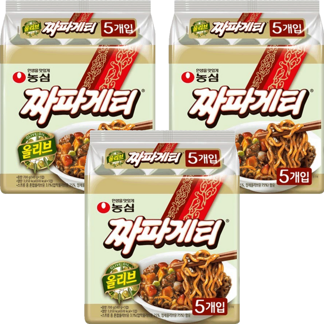 농심 짜파게티 140g, 15개