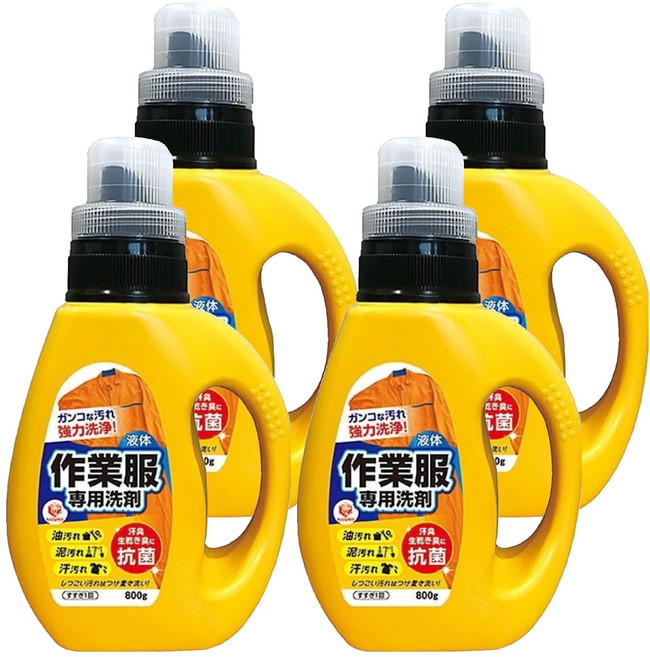 第一石鹼 Laundry Club 工作服專用清潔劑, 800g, 4瓶
