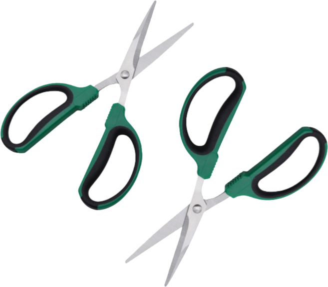 데일리픽 원예 화훼 가위 그린블랙, 2개