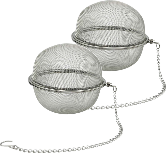 上龍 304不鏽鋼濾茶球, 2個