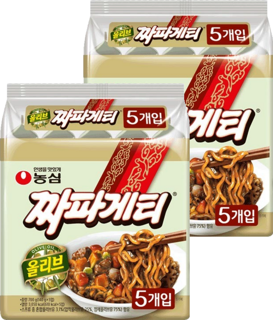 농심 짜파게티 140g, 10개