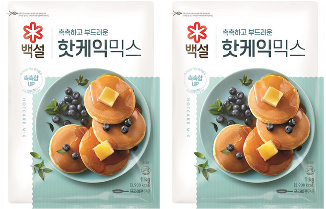 백설 핫케익믹스, 1kg, 2개