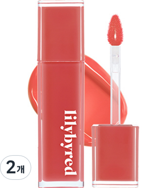 릴리바이레드 앙큼 라이어 코팅 틴트 AD, 03야무진애플망고인척, 2개