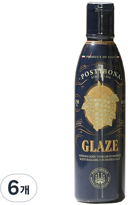 포스티보나 레드 발사믹 글레이즈, 6개, 250ml