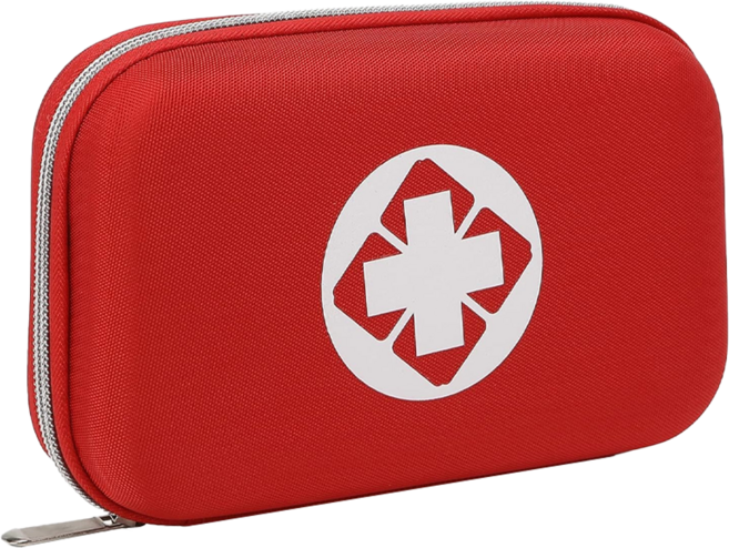 AHOYE 硬殼便攜急救藥品收納包, 1個