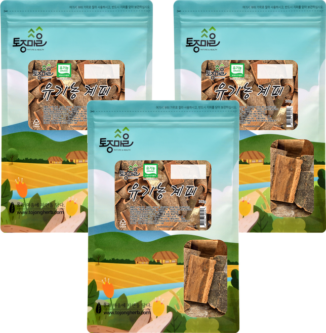 토종마을 유기농 계피, 3개, 300g