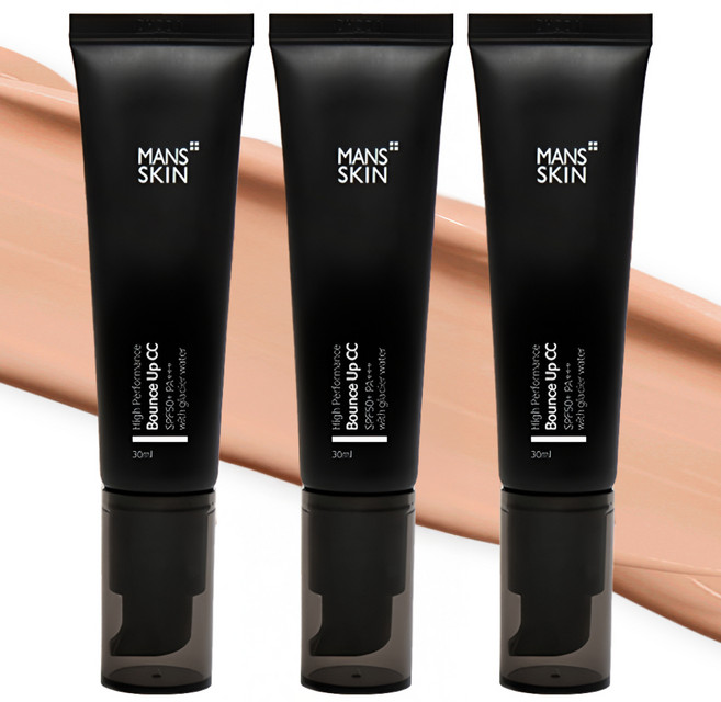 맨즈스킨 하이퍼포먼스 바운스업CC 남성 씨씨크림 30ml, 3개