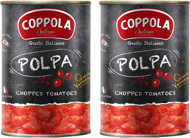 COPPOLA 柯波拉 切丁番茄, 2.5kg, 2罐