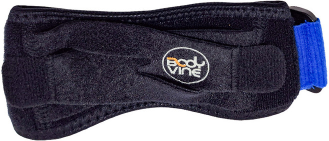 BODYVINE 巴迪蔓 護肘加壓帶 交叉綁帶設計 精準加壓 貼合身形 人體工學剪裁 穿戴方便, 黑色, 1個