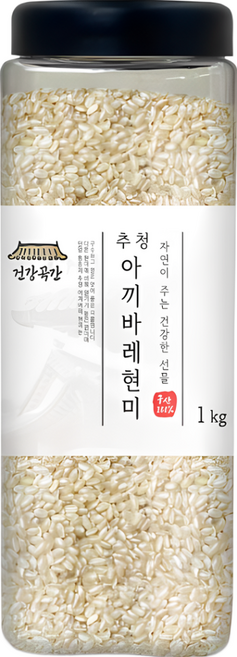 건강곡간 추청 아끼바레 현미, 1kg, 1개
