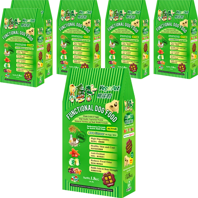 VegePet 維吉 機能素狗食, 6袋, 1.8kg