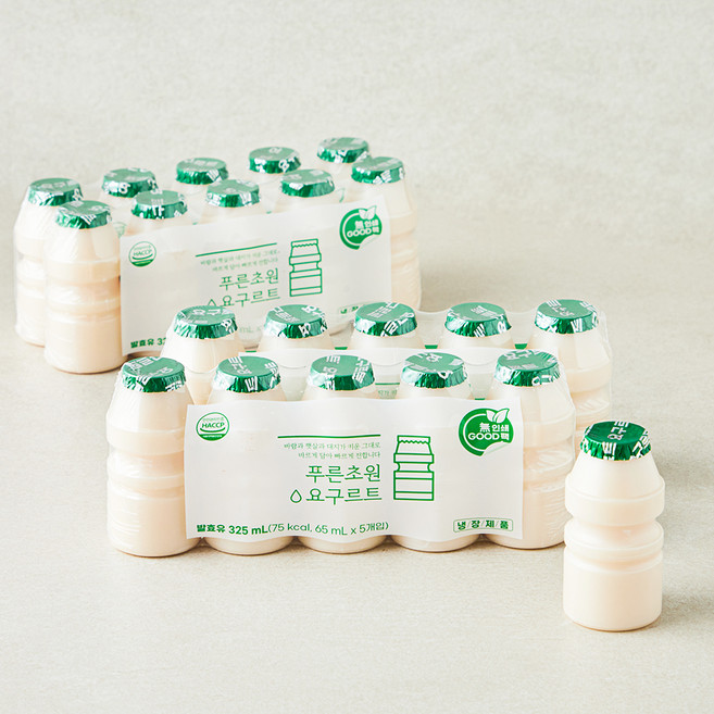 푸른초원 요구르트, 65ml, 5개입, 4개