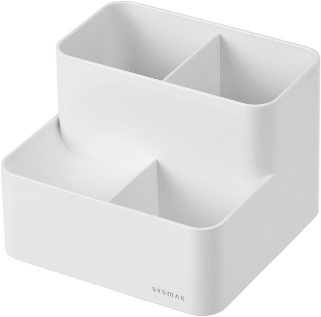 시스맥스 럭스 연필꽂이, 화이트, 1개