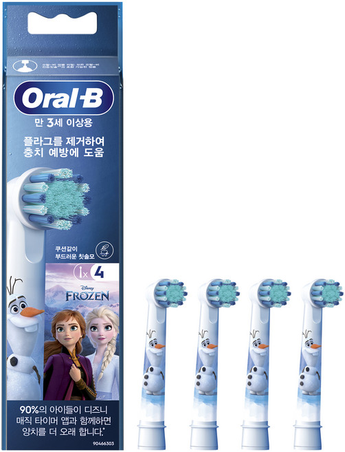 오랄비 정품 바이탈리티 키즈 프로즌 리필모, EB10S-4(프로즌), 1개