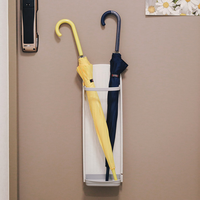 아이리스 자석 우산꽂이, 1개, 라이트그레이