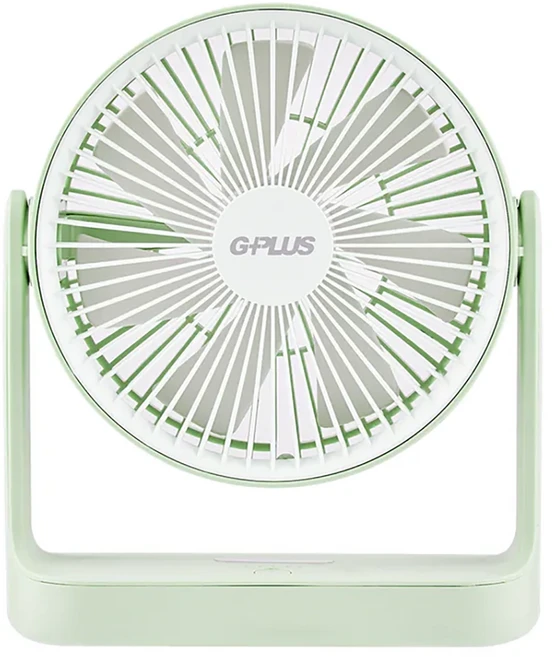 GPLUS 拓勤 USB充電式風扇, BF-D001, 草綠色