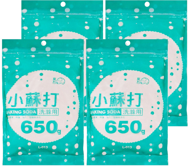夏和小蘇打粉 消除頑強污垢 清潔除臭防護, 650g, 4包