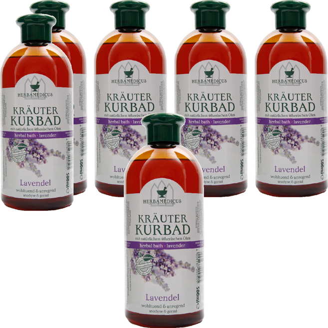 허바메디커스 허벌베스 바디워시 라벤더향, 500ml, 6개