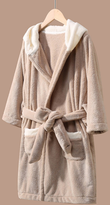 스타빈 아동용 곰돌이후드 스트랩목욕가운