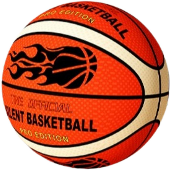 네오린 무소음 가정용 휴대용 농구공, 1개, 오렌지