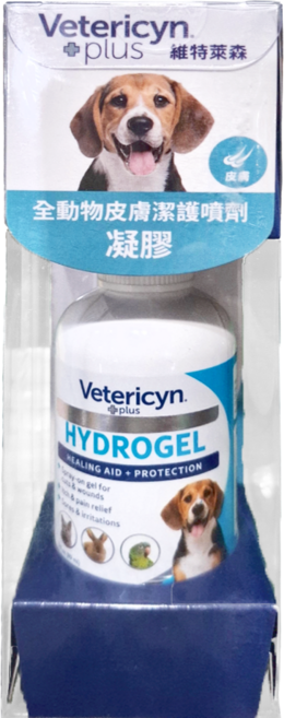 Vetericyn 維特萊森 plus 全動物皮膚三效潔護噴劑凝膠, 89ml, 1瓶