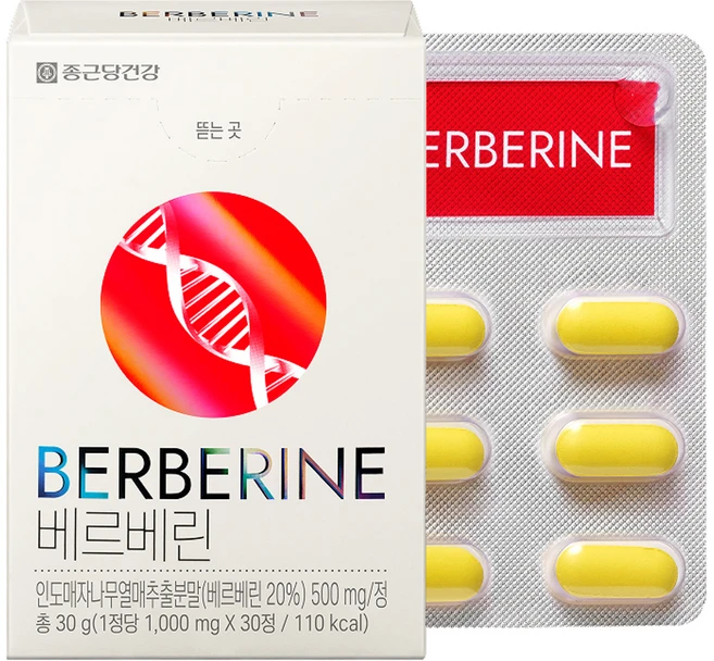 종근당건강 베르베린 30g, 30정, 1개 - 쿠팡