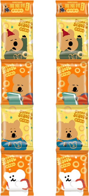 SUNFRIEND 圈圈餅4連包 經典鹽味 DINOTAENG款, 64g, 2組