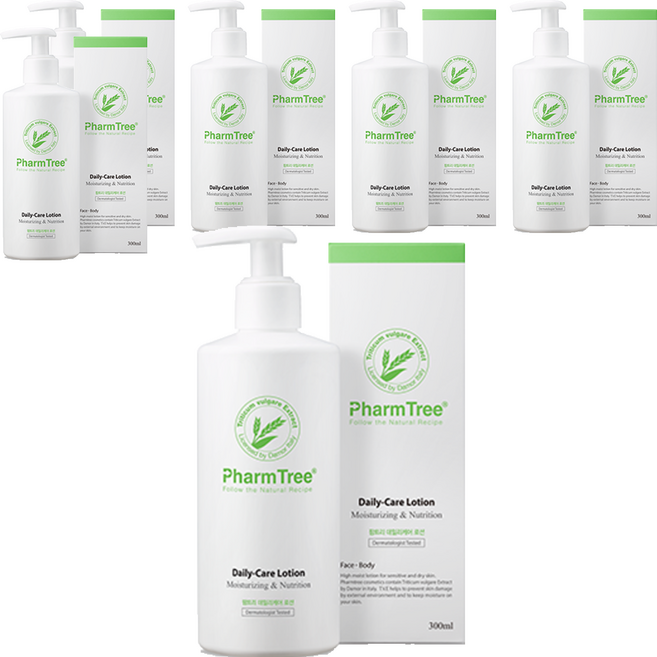 팜트리 데일리케어 로션 무향, 300ml, 6개