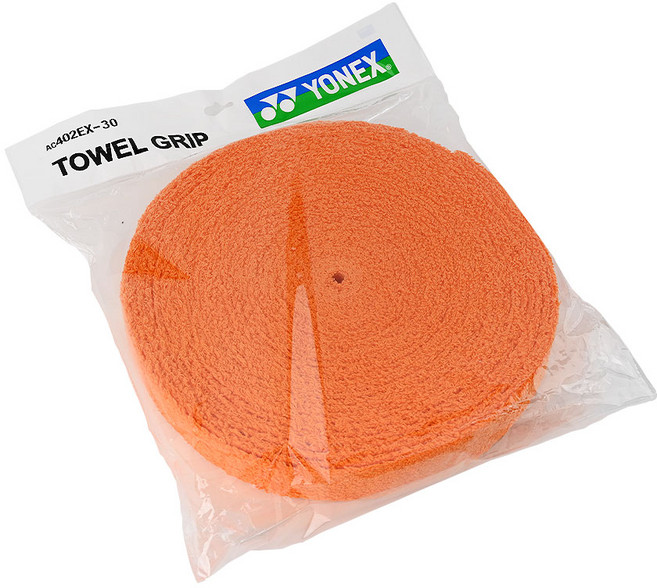 요넥스 타올그립 배드민턴라켓 그립 테이프 AC-402EX-30, 오렌지, 1개