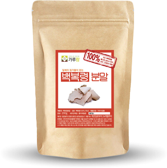 가루랑 백복령 분말, 1개, 200g
