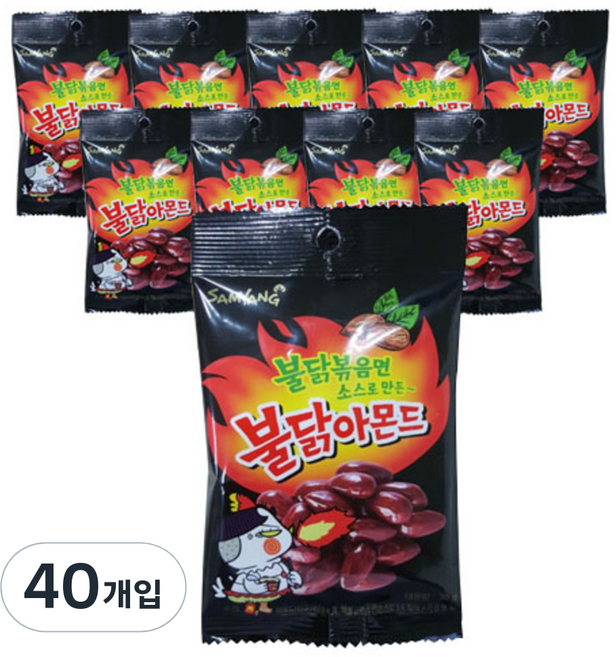 삼양 불닭 아몬드, 30g, 40개입