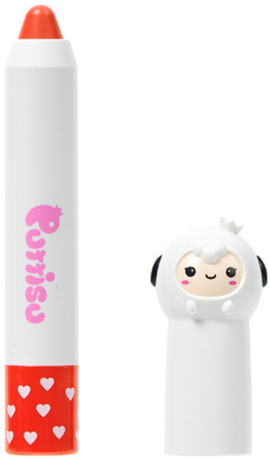 뿌띠슈 버터 립크레용 05 코코체리, 딸기향, 2.5g, 1개