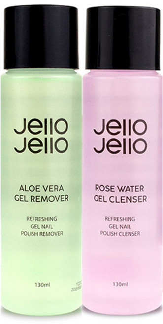 젤로젤로 젤 네일리무버 130ml + 젤 네일클렌저 130ml 세트, 1개