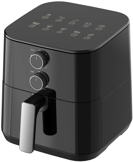 홈플래닛 에어프라이어 5L, 블랙, KZ-5001