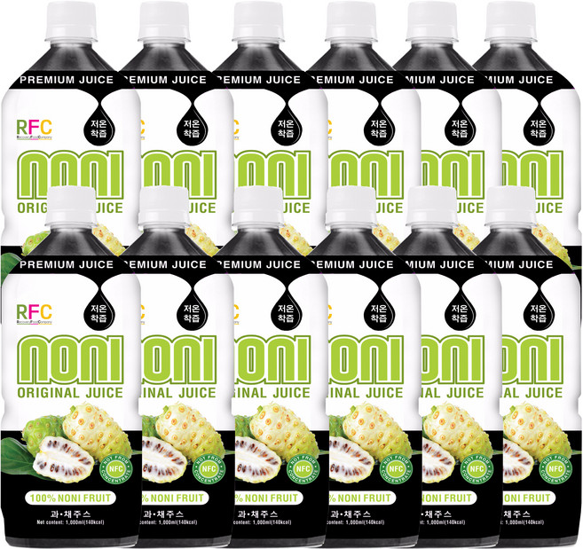 RFC NFC 노니주스 100%, 1L, 12개