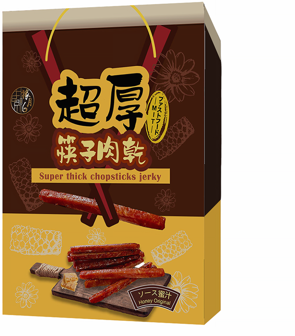 SUNFOOD 太禓食品 超厚筷子肉乾伴手禮盒 蜜汁, 240g, 1盒
