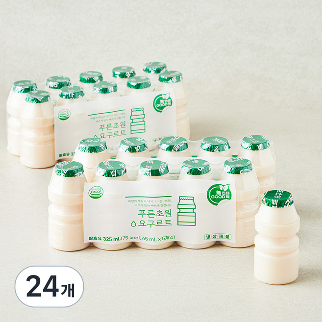 푸른초원 요구르트, 65ml, 5개입, 12개