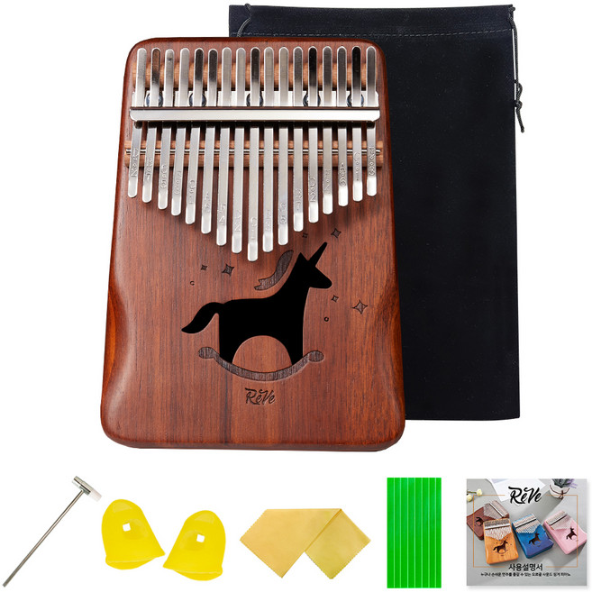 韓國 REVE 原聲相思木17音卡林巴琴 RK10K, 1個