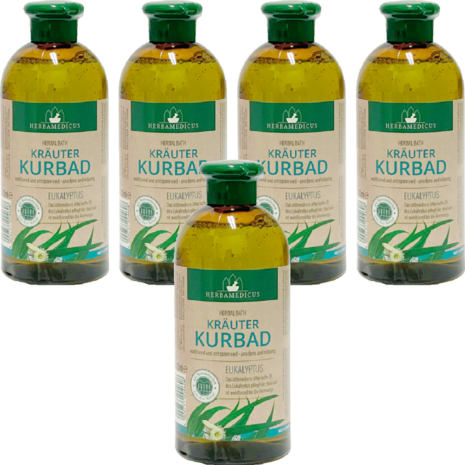 허바메디커스 허벌베스 바디워시 유칼립투스향, 500ml, 5개