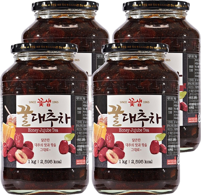 꽃샘 꿀대추차, 1kg, 1개입, 4개