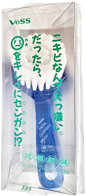 VeSS 洗臉刷 F-502BL, 藍色, 1支