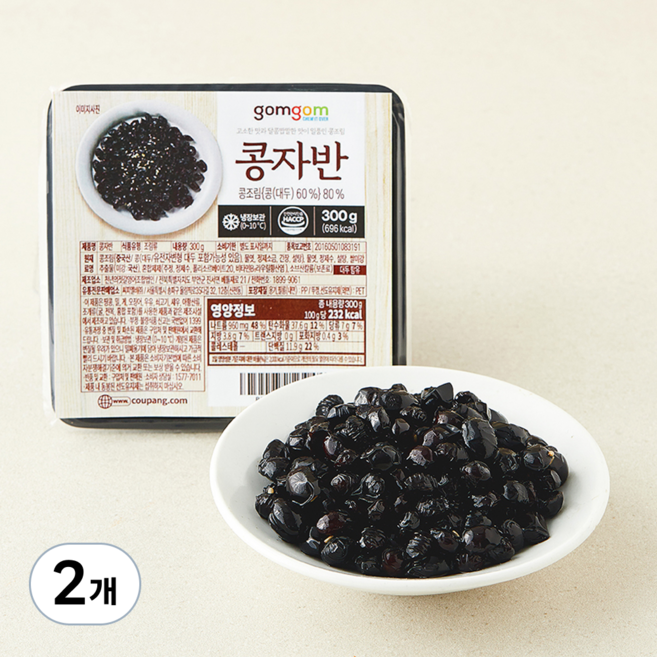 곰곰 콩자반, 300g, 2개