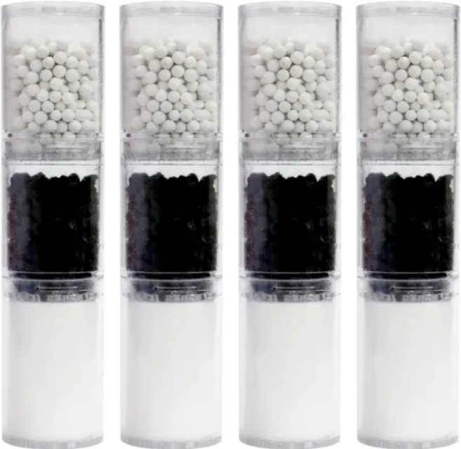 神膚奇肌 蓮蓬頭濾芯 尺寸11x2公分±5%, 2包, 無香味