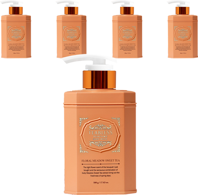 티블레스 퍼퓸 바디워시 스위트티 플로럴향, 5개