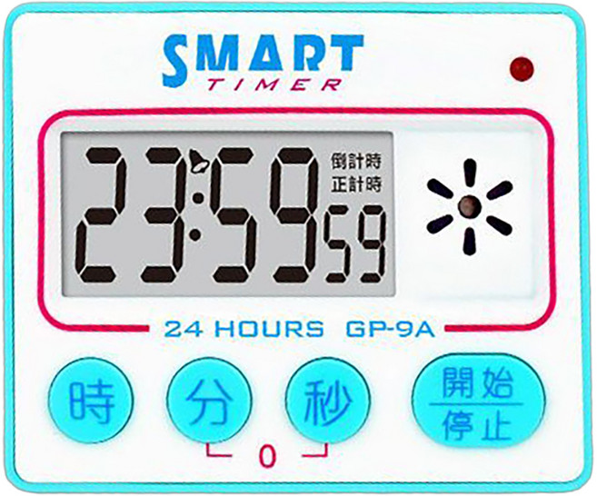 Dr.AV 聖岡科技 24小時智能倒時器 60 x 72 x 24mm, GP-9A, 1個