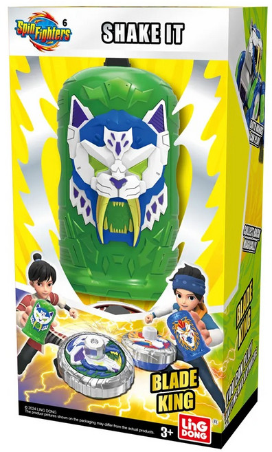 LDCX 靈動創想 魔幻陀螺6 絕刃王, 1盒, 絕刃王 綠色 + 白色