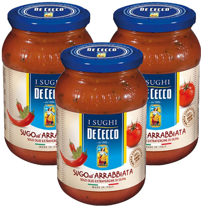 데체코 슈고 올 아라비아따 파스타 소스, 400g, 3개