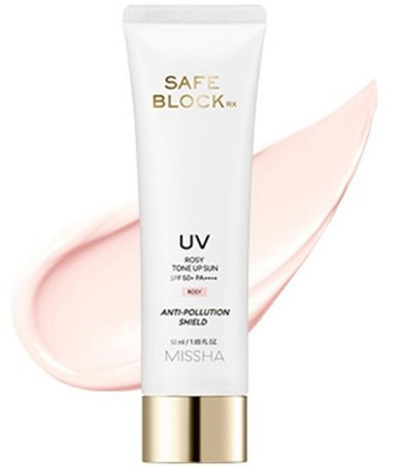 미샤 세이프블록 RX UV 로지 톤업 선크림 SPF50+ PA++++, 50ml, 1개
