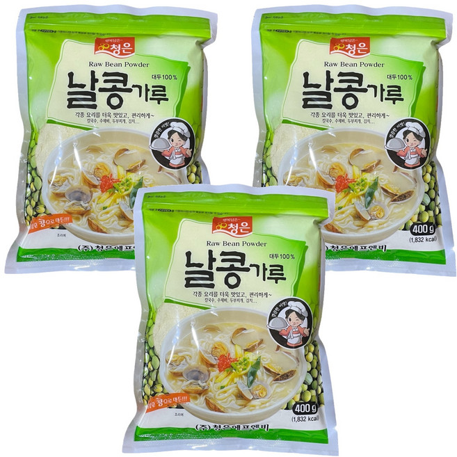 청은 날콩가루, 3개, 400g